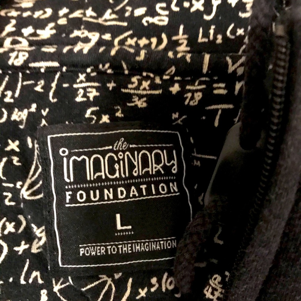 Imaginary Foundation Chalkboard Zip-Up